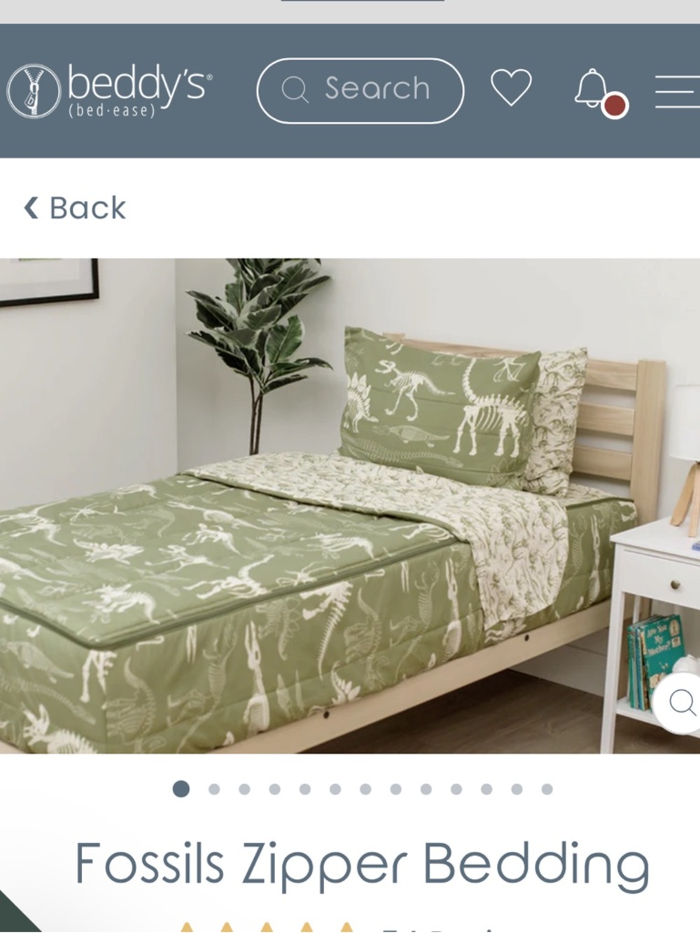 Beddy’s Nod and Wink Toddler zipper bedding set